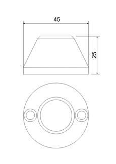 Чертеж CP-Z 2 (мод. E P) накладной