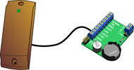 Подключение считывателя в деревянном корпусе для СКУД Matrix IV EH Wood к автономному контроллеру